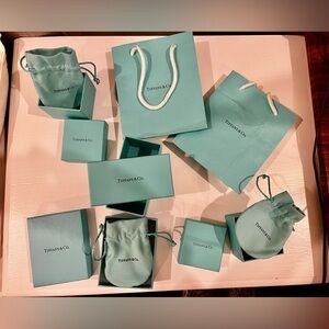Tiffany Dustbag and boxes